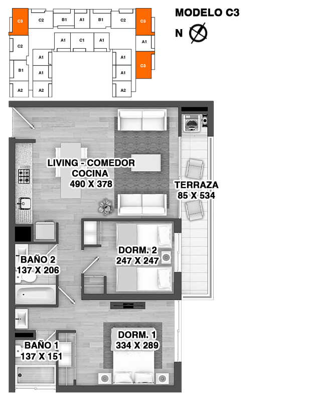Depto C3