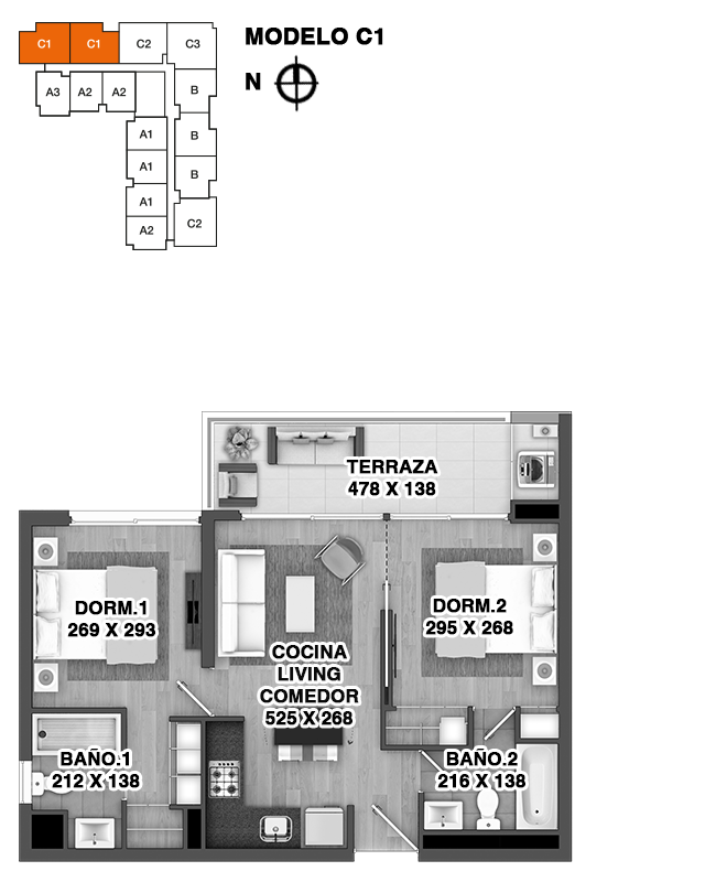 Rupanco 120 - Depto C1