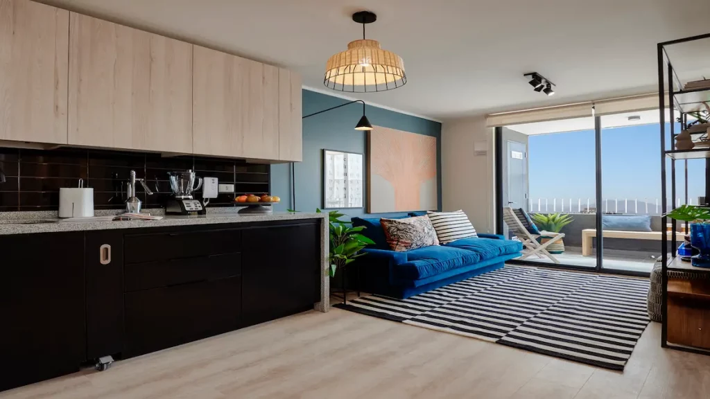 Departamento en venta en La Cisterna. Edificio Lo Ovalle de inmobiliaria Pilares
