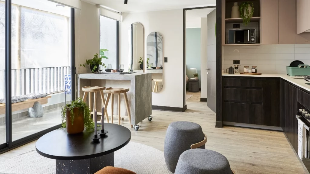 Departamento en Serafín 22, uno de los proyectos en La Florida de Inmobiliaria Pilares.